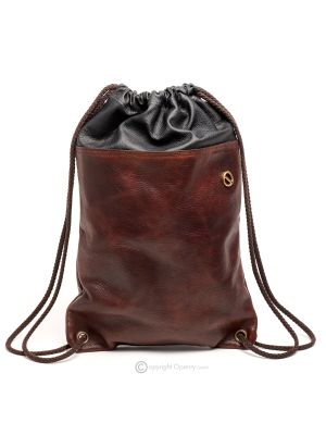 IKUSACK backpack bag real leather men's fashion bags casual handcrafted warranty certificate