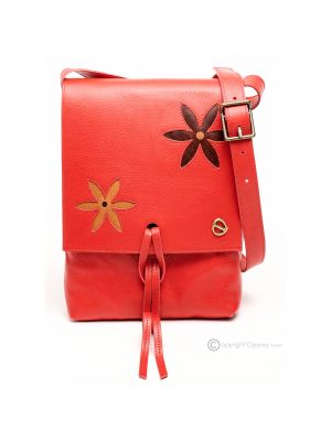 MARGHM Crossbody Bag Shoulder Bags handcrafted women's bag in real leather Orange