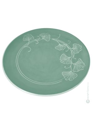GIMGKO Centerpiece plate bowl authentic artistic ceramic made and decorated by hand Made in Italy 
