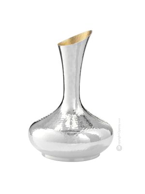 DECANTER Wine Water Silver Gold Plated Artistic Creation Handcraft Made in Italy *45.7oz