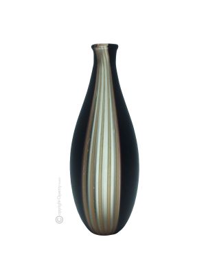 VASE CANNE Murano blown glass hand made authentic Made in Italy
