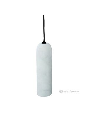 Pendant LAMP in statuary marble, made with natural stone, pure and authentic.