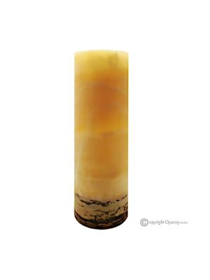 Honey onyx marble LAMP, made of natural stone, pure and authentic, handmade.