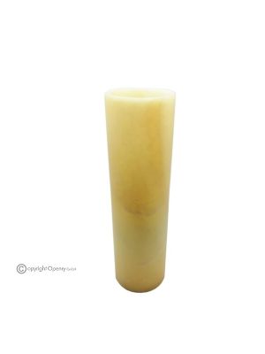 LAMP in honey onyx marble, authentic natural stone, luxury decorative piece, handmade.