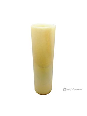 LAMP in honey onyx marble, authentic natural stone, luxury decorative piece, handmade.