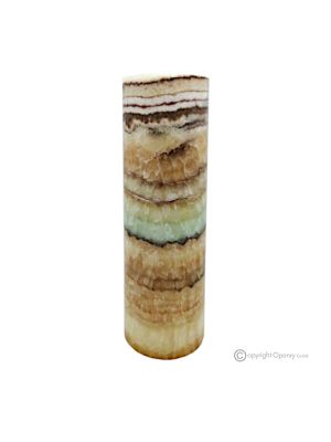 LAMP in serpentine onyx marble, made of natural stone, pure and authentic.