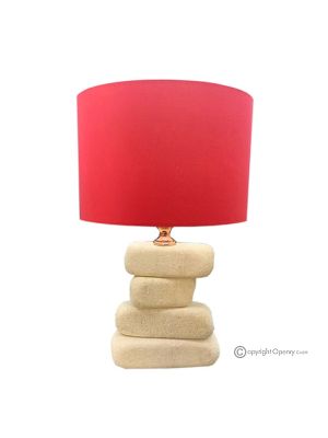 Marble Stone Lamp, authentic natural stone lampshade, luxury decoration.