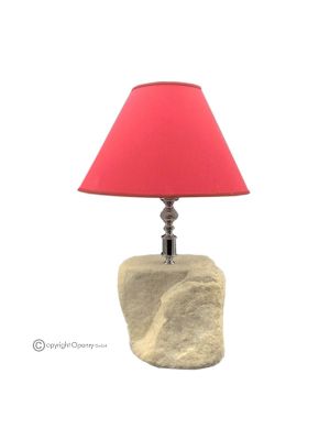 Marble Stone LAMP, natural stone lampshade, modern design, handmade.