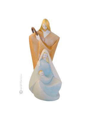 NATIVITY Statuette statue figure porcelain Capodimonte handmade Made in Italy exclusive