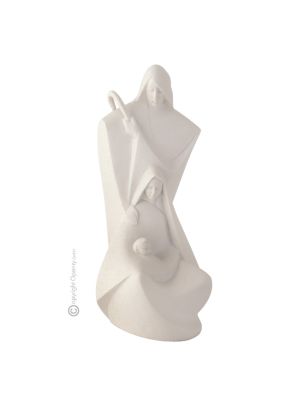 NATIVITY Statuette statue figure porcelain Capodimonte handmade Made in Italy exclusive