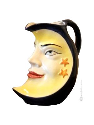 BROCCA LUNA Pitcher carafe jug decanter original creations in artistic ceramic Made in Italy