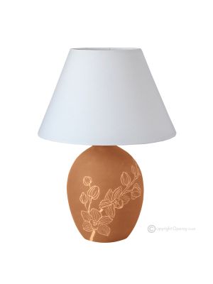 ORCHIDEA Table lamp abat-jour bedside lamp lampshade artistic ceramic handmade authentic Made in Italy 