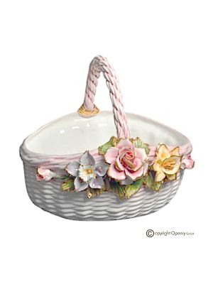 Dining table centerpiece ceramic - Home decò - Floral figures