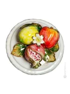 PICTURE Wall decorative object to hang artistic ceramic Made in Italy