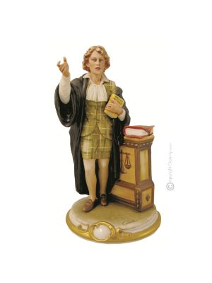 LAWYER Statuette statue figure porcelain Capodimonte handmade Made in Italy exclusive