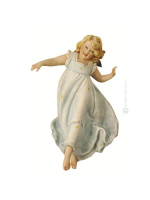 LITTLE ANGEL Statuette statue figure porcelain Capodimonte handmade made in Italy exclusive