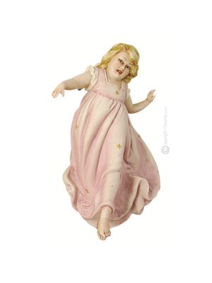 LITTLE ANGEL Statuette statue figure porcelain Capodimonte handmade made in Italy exclusive