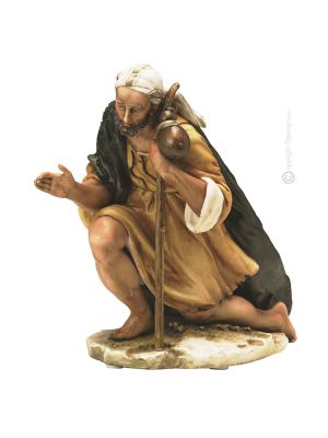 SHEPHERD Statuette statue figure porcelain Capodimonte handmade made in Italy exclusive
