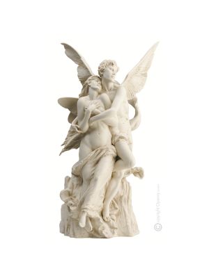 EROS AND PSYCHE Statuette statue figure porcelain Capodimonte handmade made in Italy exclusive