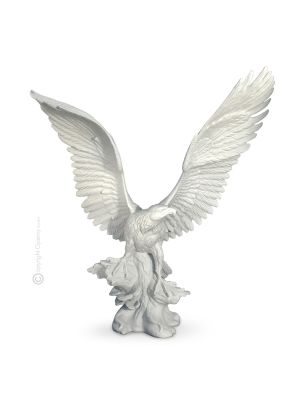 SEA EANGLE Statuette statue figure Capodimonte porcelain handcraft made in Italy