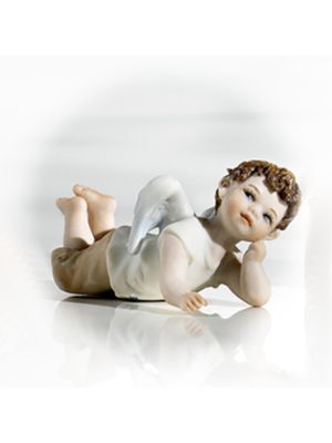 ADAMO ANGELO Capodimonte doll gift idea, romantic and pure elegance.