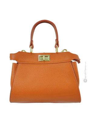 JOLIE women's hand bag and Crossbody Bag in real handcrafted leather 