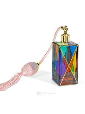 DELACROIX Perfume holder spray nebulizer atomizer authentic hand painted 24k gold-colour details