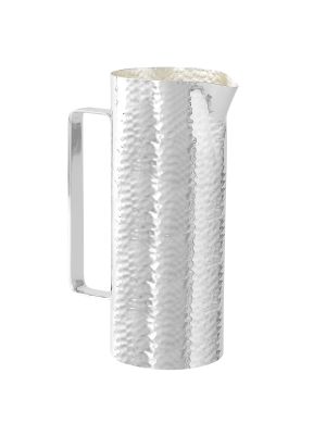 CARAFFA BECCO LARGO Wine Water Decanter Carafe Silver Plated Artistic Creation Handcraft Made in Italy 45.7oz