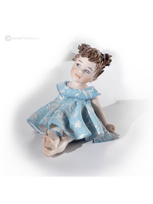 CORA - Capodimonte, exclusive art statuette, perfect for any collection.