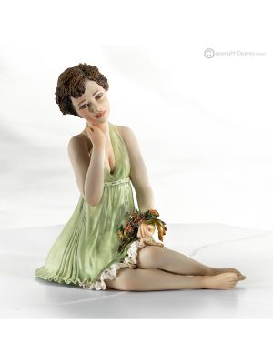 DAISY - Romantic Capodimonte doll, refined porcelain.