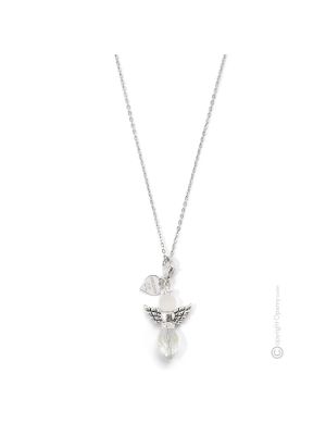 COLLANA ANGELO fashion jewellery collier necklace handmade pearls in Murano-Venice glass authentic Made in Italy