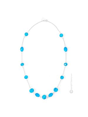 COLLANA ISABEL fashion jewellery collier necklace handmade pearls in Murano-Venice glass authentic Made in Italy