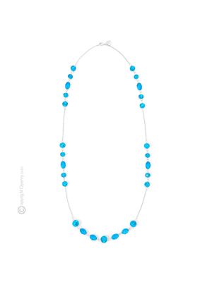 COLLANA ISABEL fashion jewellery collier necklace handmade pearls in Murano-Venice glass authentic Made in Italy