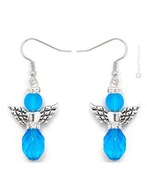 ORECCHINI ANGELO fashion jewellery Earrings handmade pearls in Murano-Venice glass authentic Made in Italy
