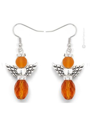 ORECCHINI ANGELO fashion jewellery Earrings handmade pearls in Murano-Venice glass authentic Made in Italy