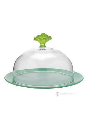 SWEET Modern cake bell made of superior quality glass, hand painted.