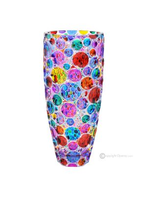 LISBOA Authentic Hand Painted Modern Decorative Crystal Vase.