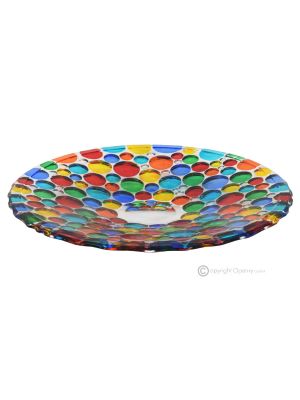 LISBOA Authentic Hand Painted Modern Decorative Crystal Centerpiece.