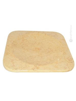 SVUOTATASCHE MARMO GIALLO ATLANTIDE Pocket emptier bowl jewellery box marble authentic hand Made in Italy