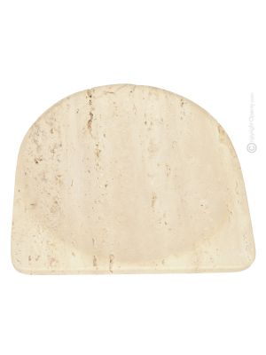 SVUOTATASCHE MARMO TRAVERTINO ROMANO Pocket emptier bowl jewellery box marble authentic hand Made in Italy