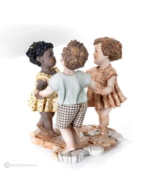 ROUNDABOUT - Collectible doll, hand-decorated with fine details.