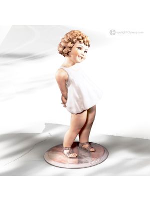 GIULIA - Capodimonte, exclusive art statuette in refined porcelain.