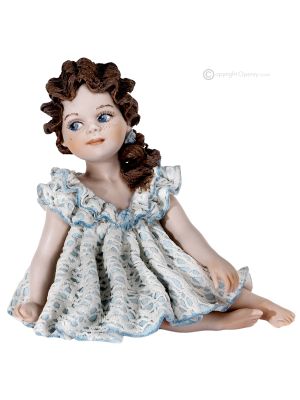 GRACE - Capodimonte, romantic porcelain statuette, a unique piece.