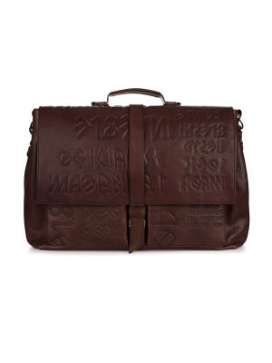 GEORGEIKU Office bag Briefcase Work Bag business bag men's bag handcrafted in real brown leather