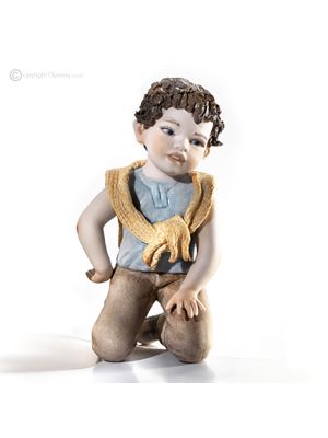 JULIEN - A true jewel of Italian art, exclusive porcelain doll.