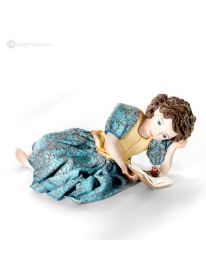 BEAUTY AND THE BEAST Capodimonte fairytale statuette, grace and art in porcelain.