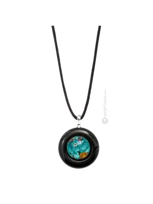 COLLANA GALASSIA LUXE fashion jewellery collier necklace handmade Murano-Venice glass authentic Made in Italy