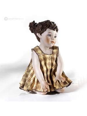 MELANCHOLY - Perfect for collectors, authentic Capodimonte doll.
