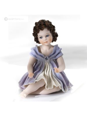 MARINELLA - Capodimonte, unique statuette in refined and precious porcelain.