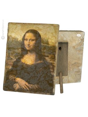 LA GIOCONDA table ornament decor in marble Made in Italy
